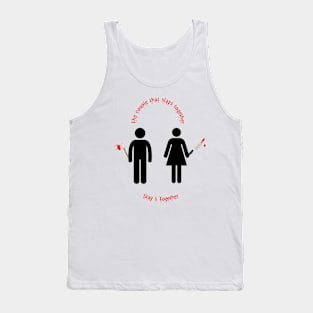 Valentines Day For Horror Lovers Tank Top